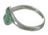 Sterling Silver Turquoise Inlay Southwestern Ring Size 8-1/4 WX63089